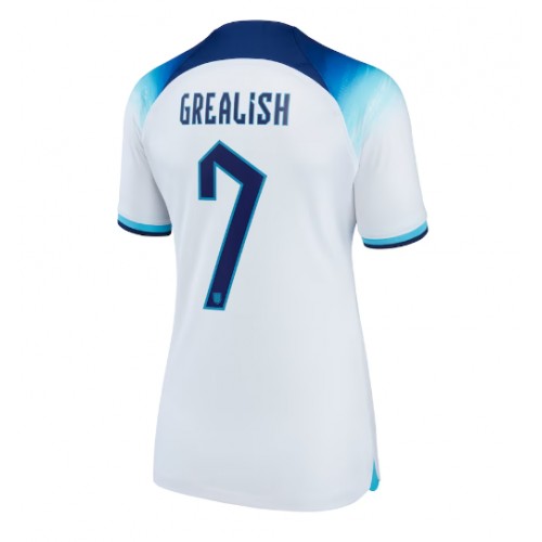 Maillot de foot Angleterre Jack Grealish #7 Domicile Femmes Monde 2022 Manches Courte